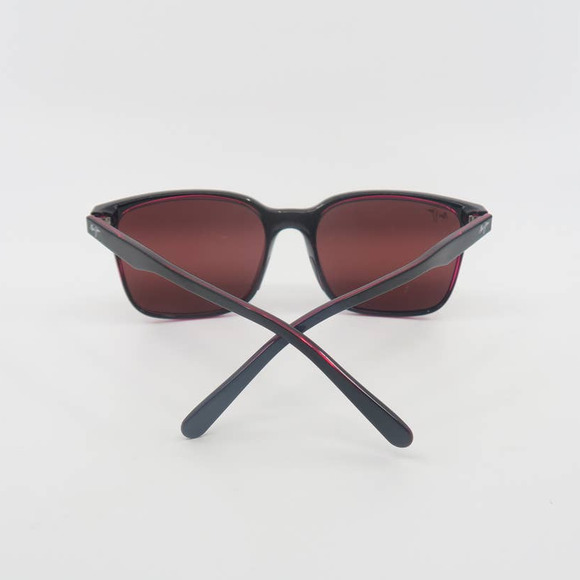Maui Jim MJ 756-02MR WILD COAST Black /Red Polarized Sunglasses Pre-owned - Picture 6 of 7
